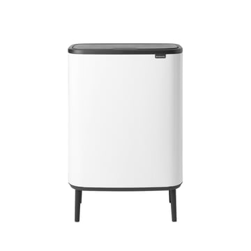 Кош за смет Brabantia Bo Touch Hi 2x30L, White