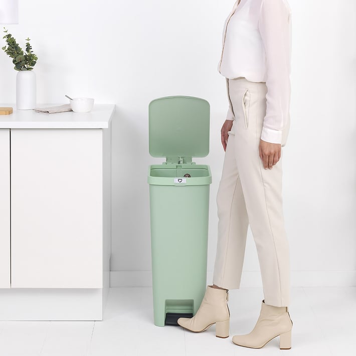Pedal Waste Bin Brabantia StepUp 40L, Jade Green