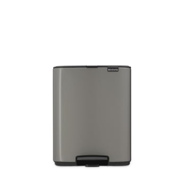 Waste Bin Brabantia Bo Pedal 12L, Platinum