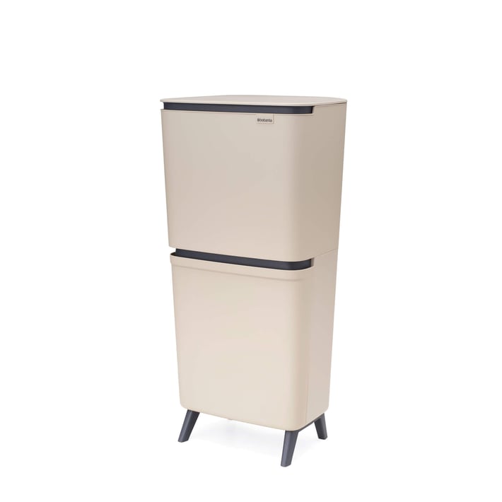 Recycle Bin Brabantia SortUp Hi 20+25L, Soft Beige