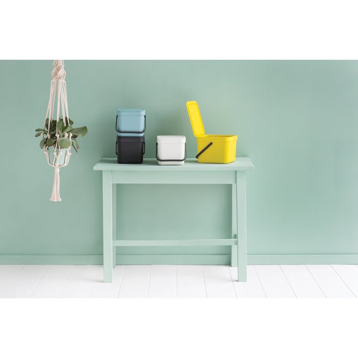 Кош за смет за разделно събиране Brabantia Sort&Go 6L, Dark Grey