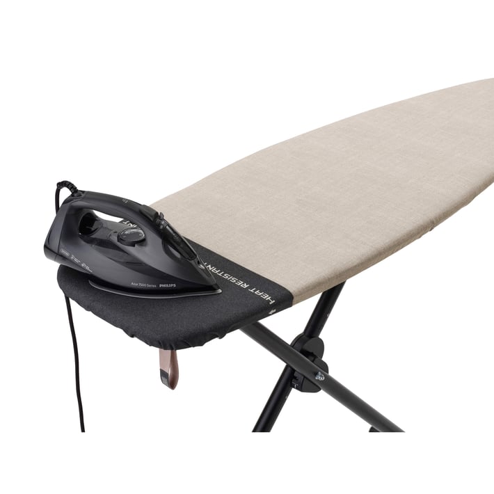 Ironing Board Brabantia D 135x45cm, Heat Resistant Iron Parking Zone, Denim Grey