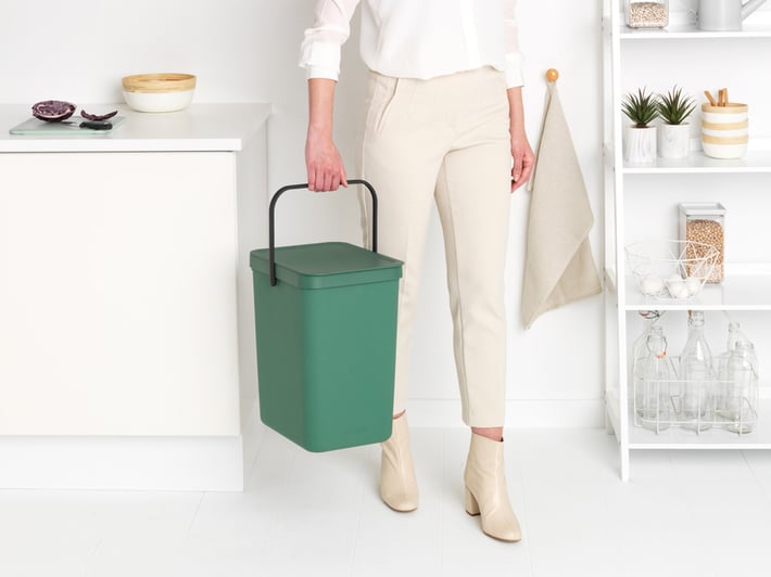 Кош за смет за разделно събиране Brabantia Sort&Go 25L, Fir Green