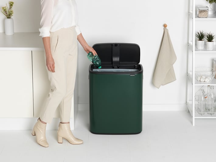 Кош за смет Brabantia Bo Touch 60L, Pine Green