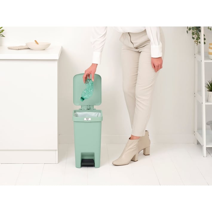 Кош за смет с педал Brabantia StepUp 16L, Jade Green