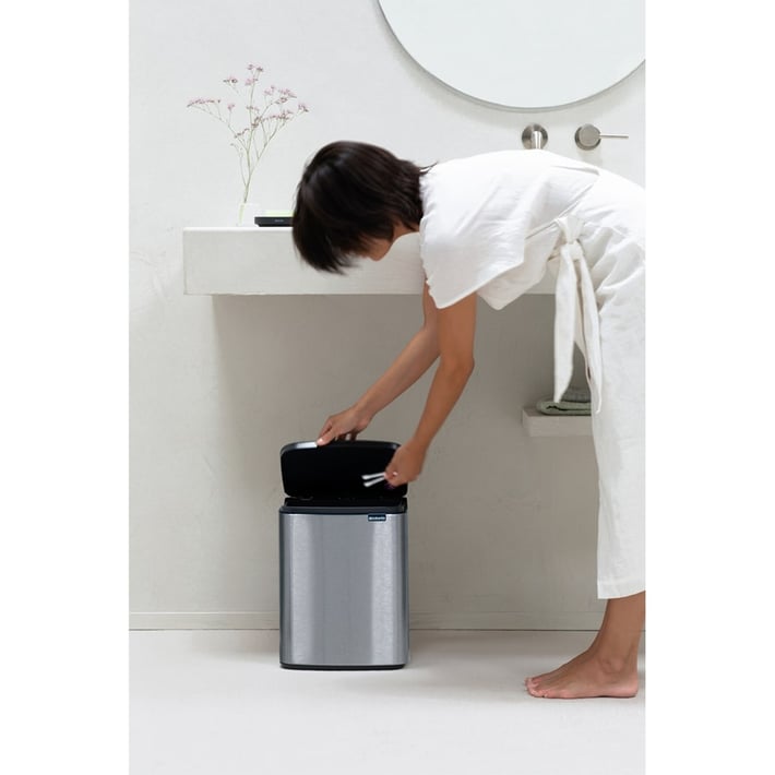 Кош за смет Brabantia Bo Small 12L, Matt Steel Fingerprint Proof