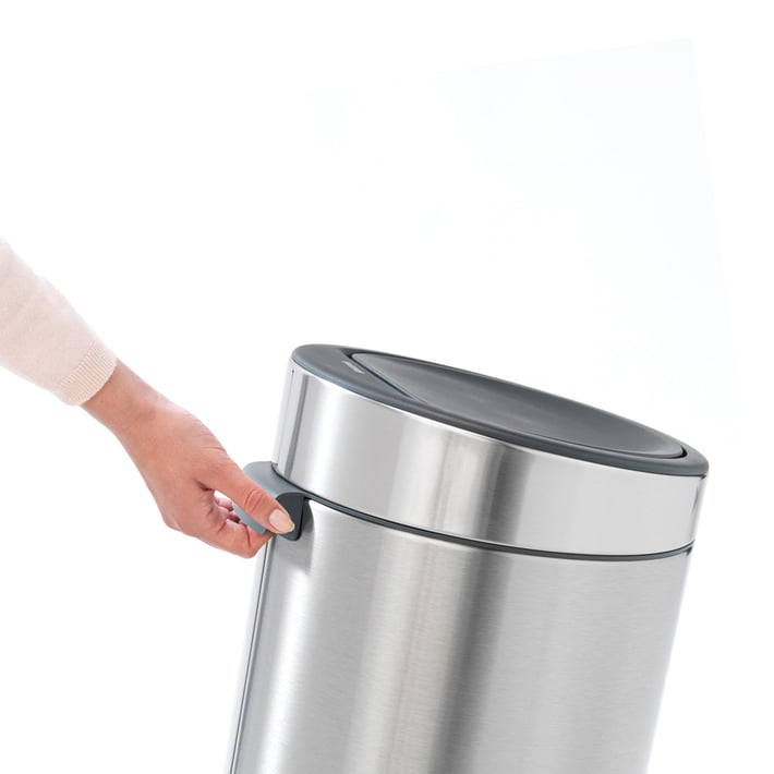 Кош за смет Brabantia Touch Bin New 30L, Brilliant Steel