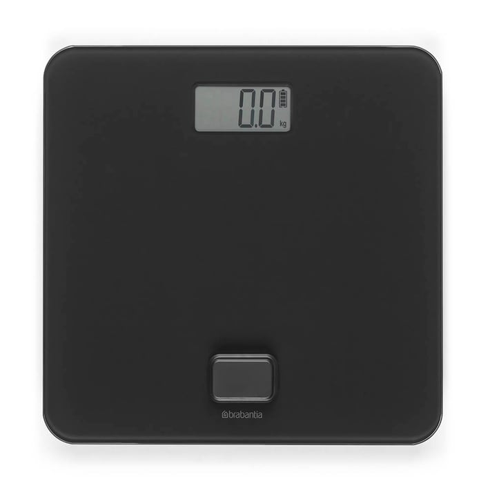 Дигитална везна за баня Brabantia ReNew Dark Grey, работа без батерии