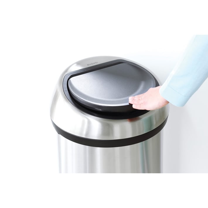 Кош за смет Brabantia Touch Bin 60L, Brilliant Steel