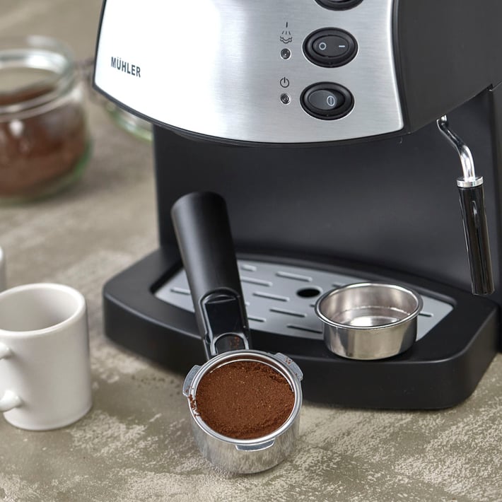 Промо-комплект Muhler Еспресо машина MCM-1587 + Кана за мляко на пяна MFF-44S