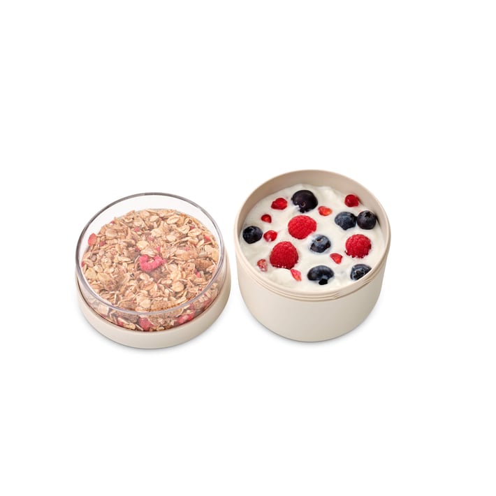 Breakfast Bowl Brabantia Make&Take Soft Beige 500ml, Plastic