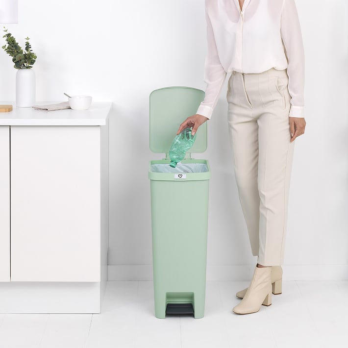 Pedal Waste Bin Brabantia StepUp 40L, Jade Green
