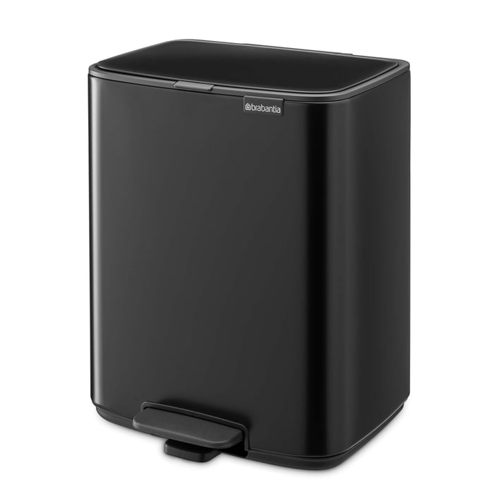 Кош за смет Brabantia Bo Pedal 12L, Matt Black