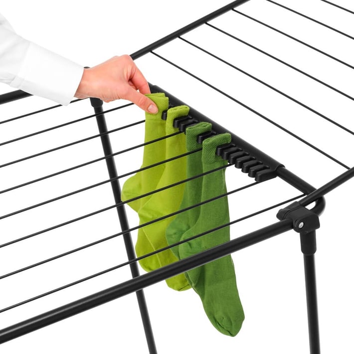 Uscător de rufe Brabantia Hangon Too 22 m, Matt Black