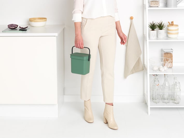 Кош за смет за разделно събиране Brabantia Sort&Go 3L, Fir Green