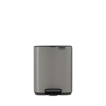 Waste Bin Brabantia Bo Pedal 7L, Platinum