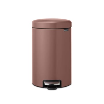 Coș de gunoi cu pedală Brabantia NewIcon 12L, Satin Taupe