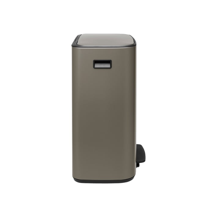Кош за смет Brabantia Bo Pedal 2x30L, Platinum
