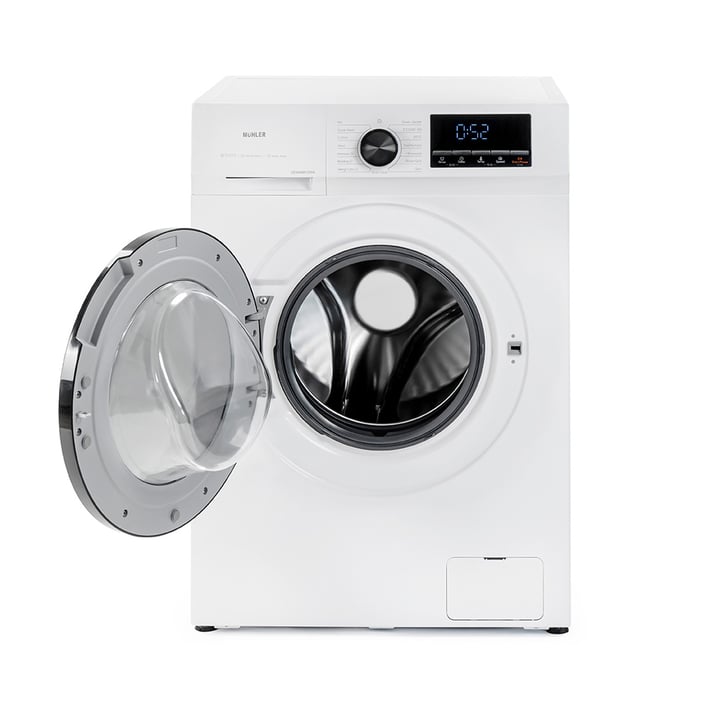 Пералня Muhler DDWM812WA, 8kg, 1200rpm, директно задвижване, 5 години