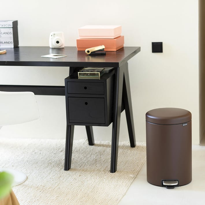 Кош за смет с педал Brabantia NewIcon 20L, Mineral Cosy Brown