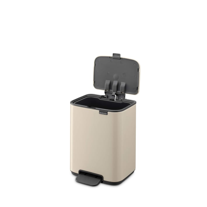 Coș de gunoi Brabantia Bo Pedal 4L, Soft Beige