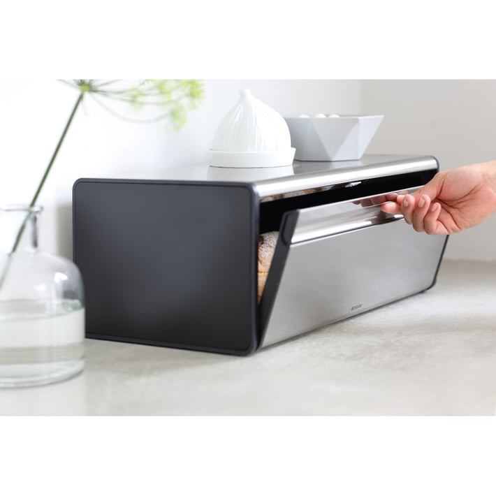 Кутия за хляб Brabantia Fall Front Matt Black