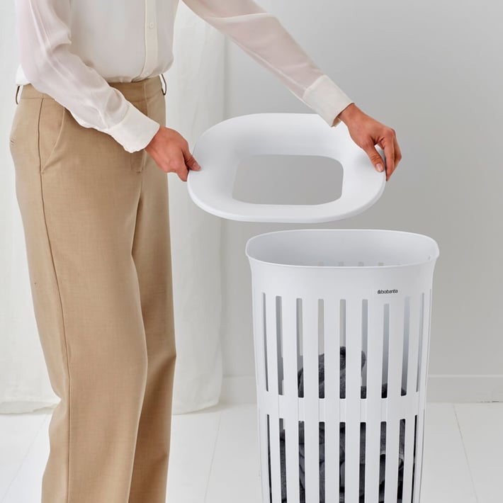 Laundry Basket Brabantia Collect-It Hi 55L, White