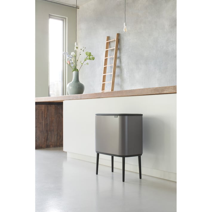 Кош за смет Brabantia Bo Touch 36L, Platinum