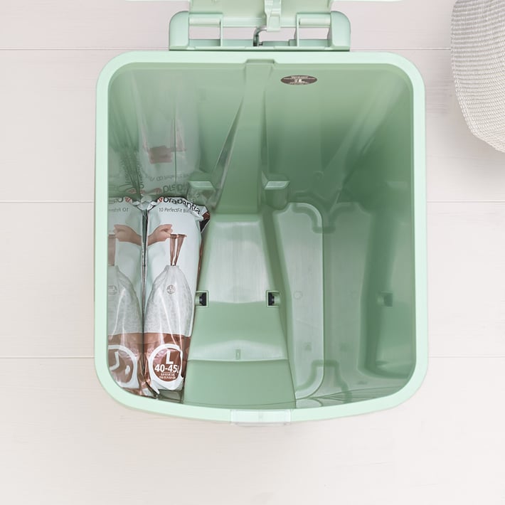Pedal Waste Bin Brabantia StepUp 40L, Jade Green