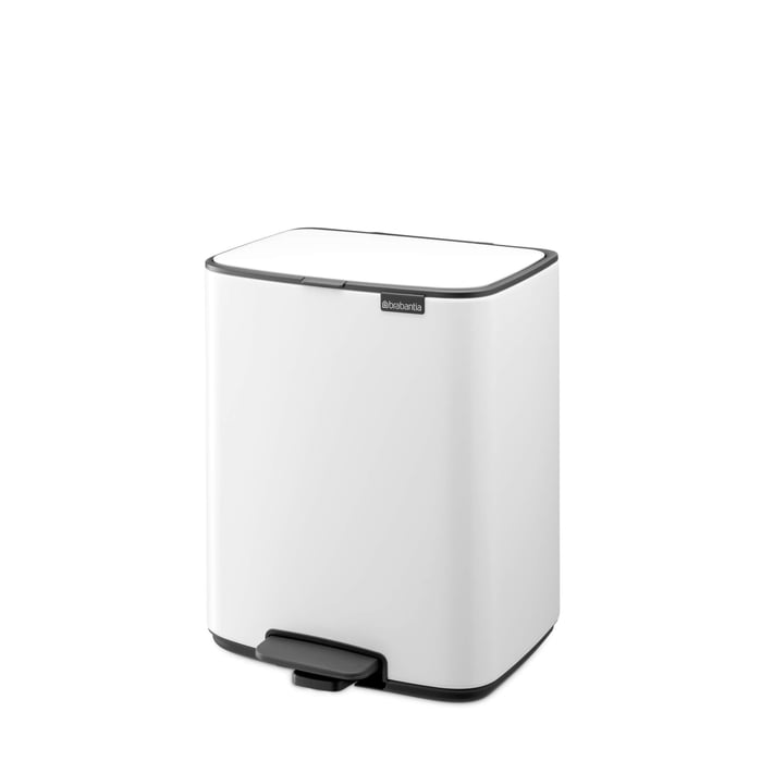 Coș de gunoi Brabantia Bo Pedal 12L, White