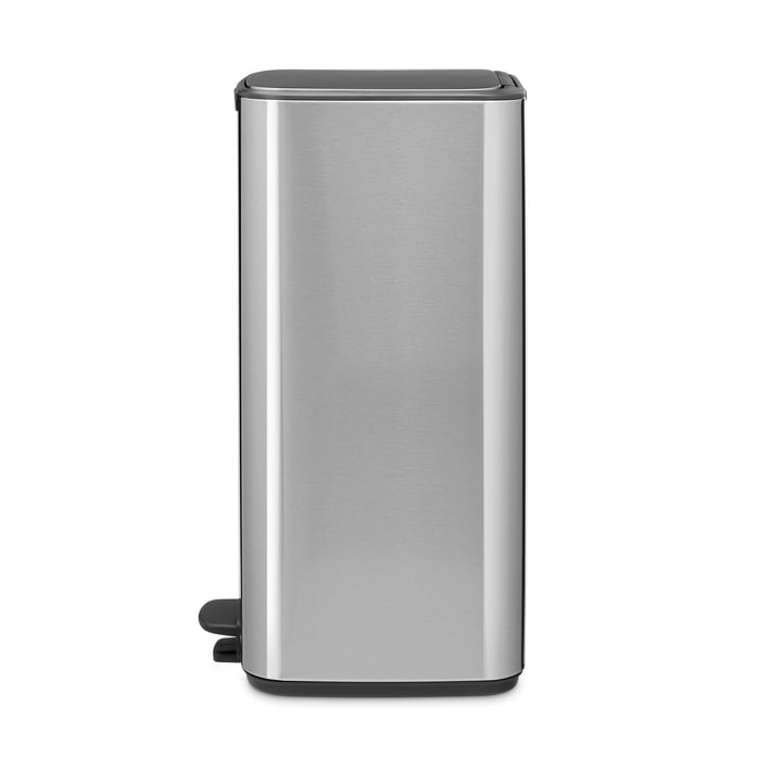 Coș de gunoi Brabantia Bo Pedal 30L, Matt Steel Fingerprint Proof