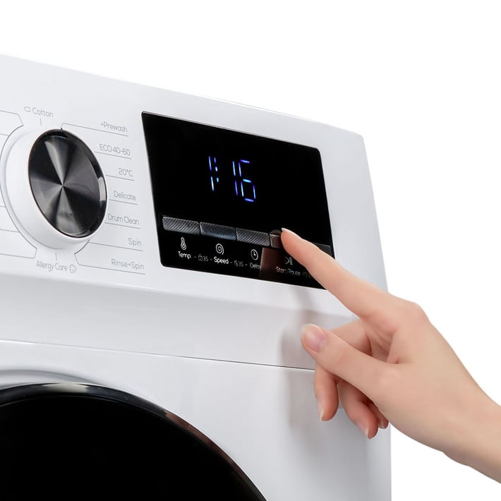 Пералня Muhler IWM814WA, клас А, Steam Wash, инверторна, 8kg, 1400rpm