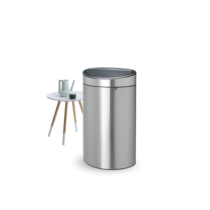 Кош за смет Brabantia Touch Bin New 40L, Matt Steel