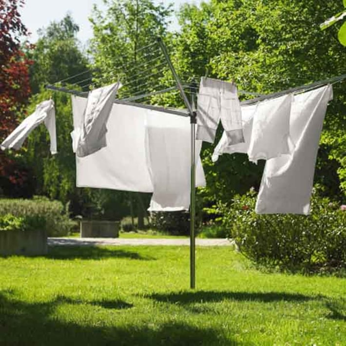 Външен простор Brabantia Lift-O-Matic 50m, метален шип за вкопаване и калъф