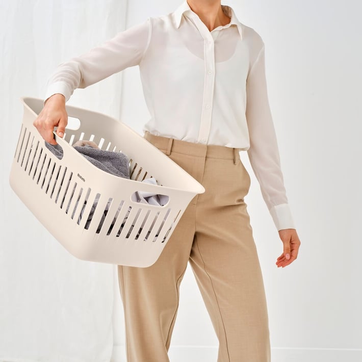 Set 2 coșuri de rufe Brabantia Collect-It, 40L, Soft Beige