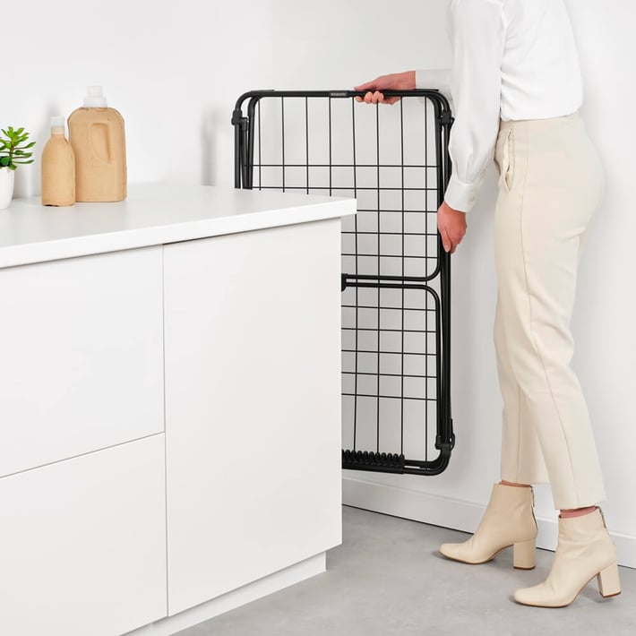 Uscător de rufe Brabantia Hangon Too 18 m, Matt Black