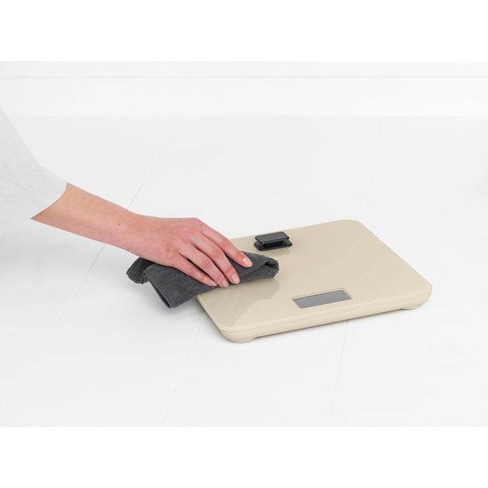 Дигитална везна за баня Brabantia ReNew Soft Beige, работа без батерии