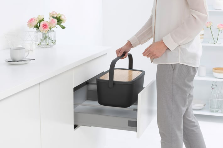 Кутия за хляб Brabantia Nic, Dark Grey