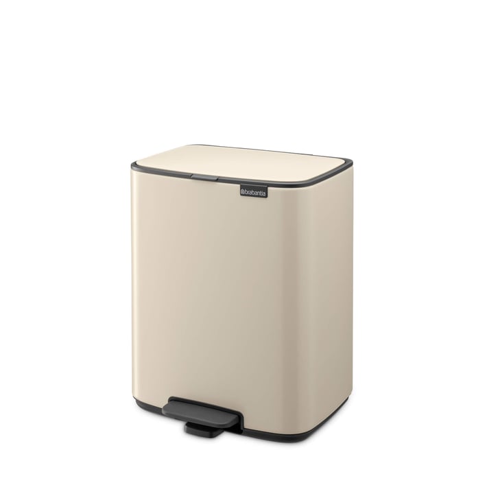 Coș de gunoi Brabantia Bo Pedal 12L, Soft Beige