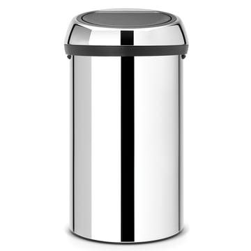 Кош за смет Brabantia Touch Bin 60L, Brilliant Steel