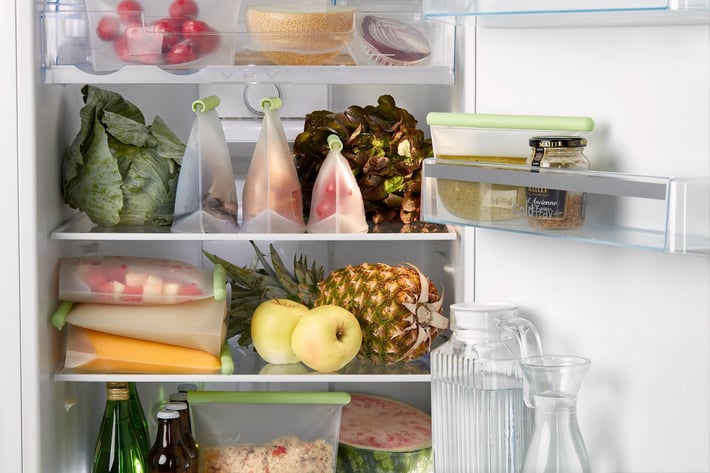 Торбичка за съхранение и замразяване на течности Lekue 500ml, силиконова