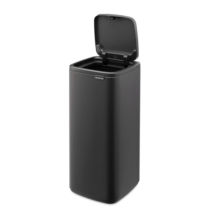 Coș de gunoi Brabantia Bo Touch 30L, Mineral Infinite Grey