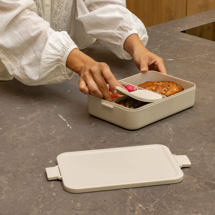 Lunch Box Brabantia Make&Take Soft Beige Large, Plastic, Bento