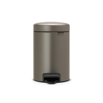 Coș de gunoi cu pedală Brabantia NewIcon 3L, Platinum