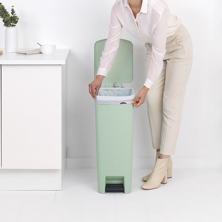 Pedal Waste Bin Brabantia StepUp 40L, Jade Green