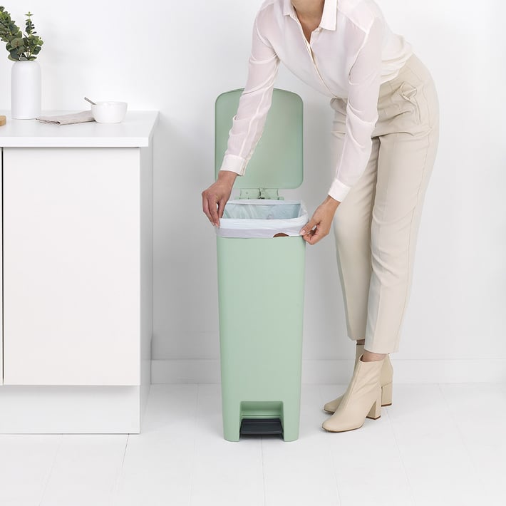 Кош за смет с педал Brabantia StepUp 40L, Jade Green