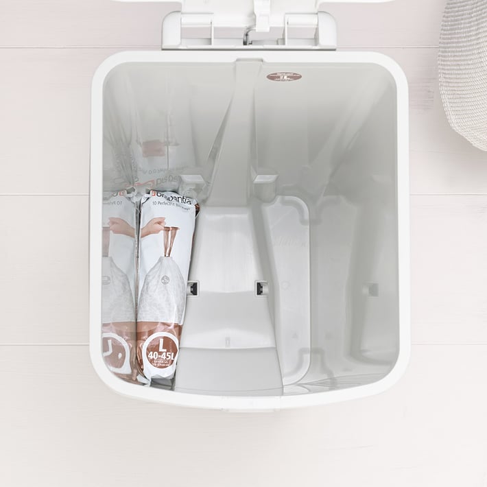 Кош за смет с педал Brabantia StepUp 40L, Light Grey
