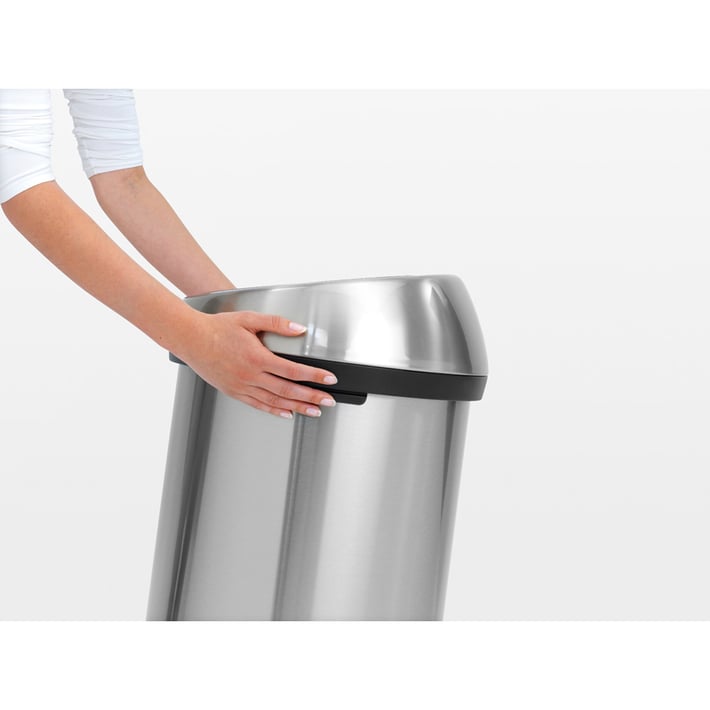 Кош за смет Brabantia Touch Bin 60L, Matt Steel Fingerprint Proof