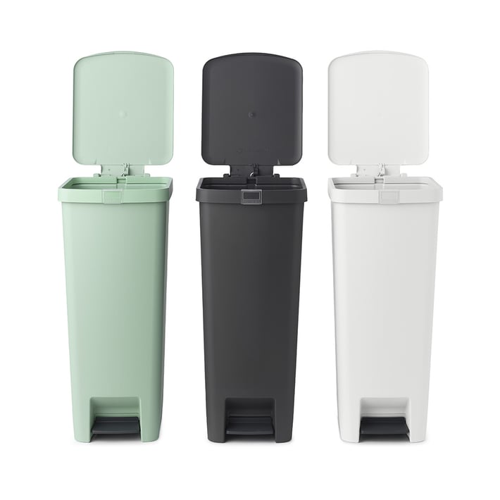 Кош за смет с педал Brabantia StepUp 40L, Light Grey