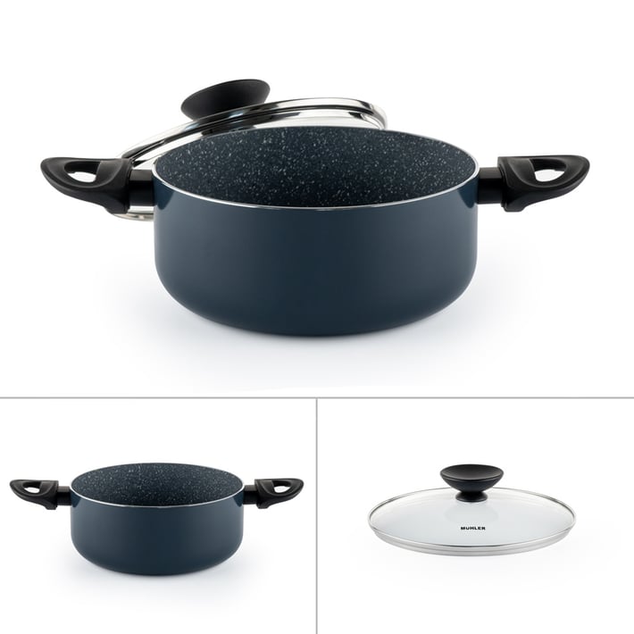 Тенджера Muhler Nia MR-2244 22x9.5cm, 3.1L.